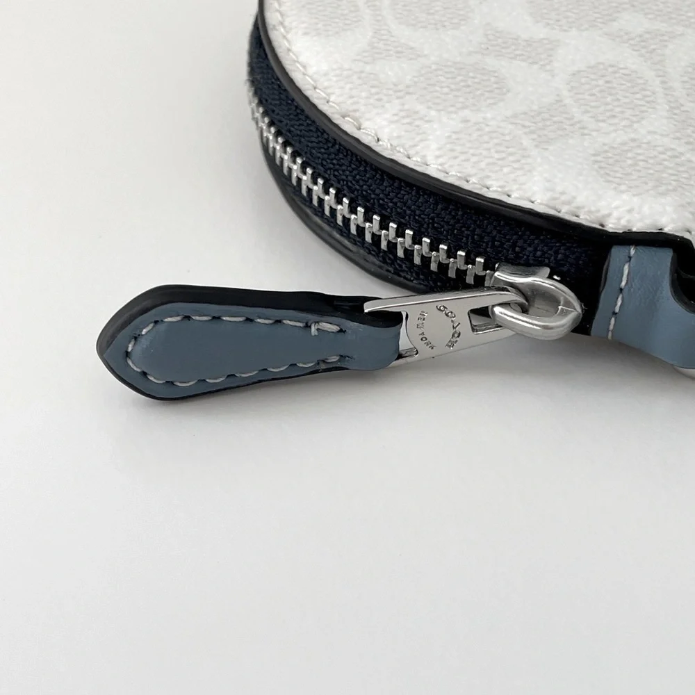 Coach Varsity Bag Charm Zipper Pouch